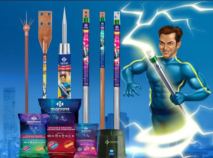 Chemical Earthing and Lightning Arrester